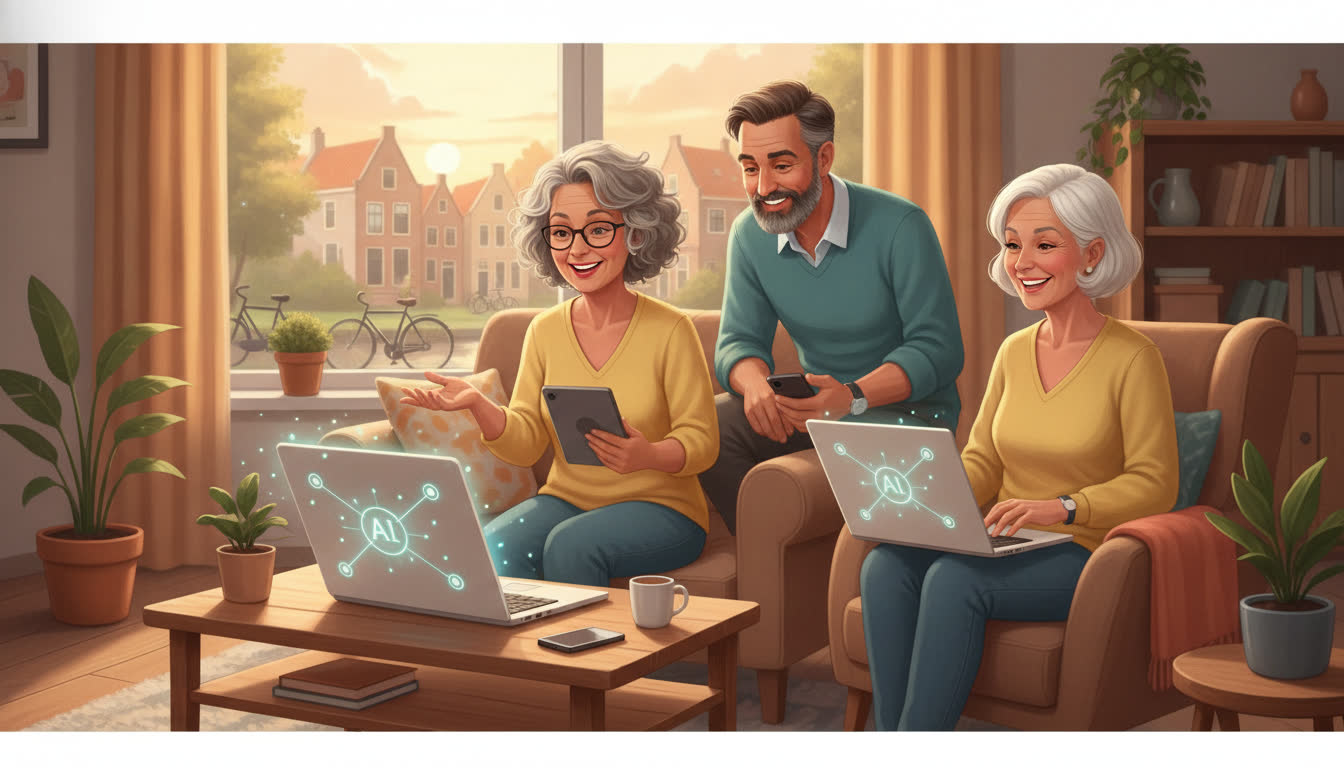 Digitale dorpsquiz maken met AI — illustratie bij blogartikel