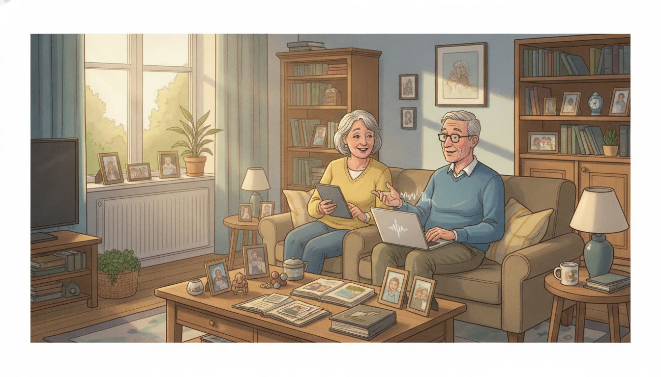 familieverhalen omzetten in een luisterboek — illustratie bij blogartikel
