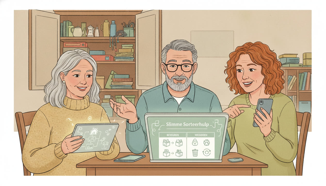 rommelkast opruimen met AI — illustratie bij blogartikel